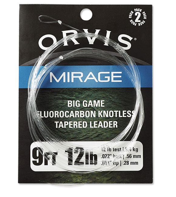 ORVIS MIRAGE FLOUROCARBON BIG GAME LEADERS 2PK