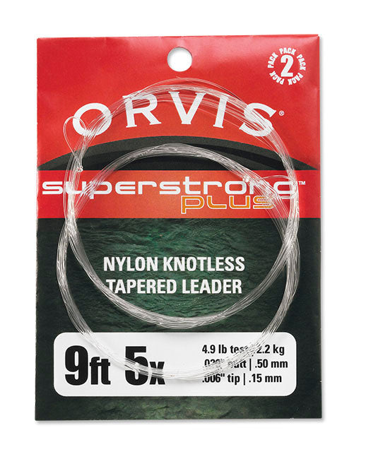 ORVIS SUPERSTRONG PLUS LEADERS 2PK