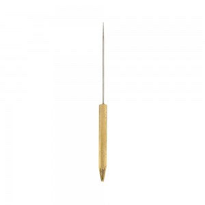 DR. SLICK BRASS BODKIN W/ HALF HITCH TOOL, BRASS