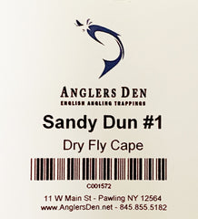 SANDY DUN #1 DRY FLY CAPE
