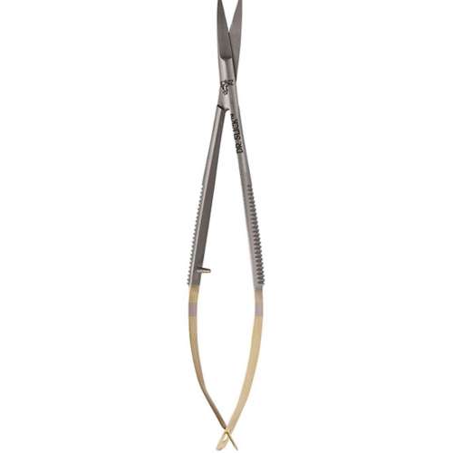 DR. SLICK SPRING SCISSORS 4" GOLD HANDLES, STRAIGHT