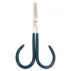 DR. SLICK THINNING SCISSORS 4" GREEN PVC LOOPS, STRAIGHT