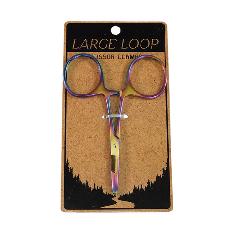 LARGE LOOP SCISSOR CLAMPS - MOTOR OIL FINISH