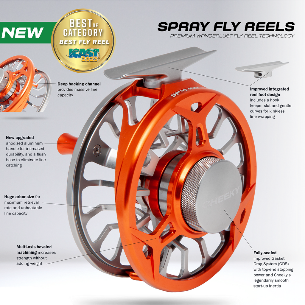 are cheeky fly reels good CHEEKY SPRAY FLY REEL – Anglers Den
