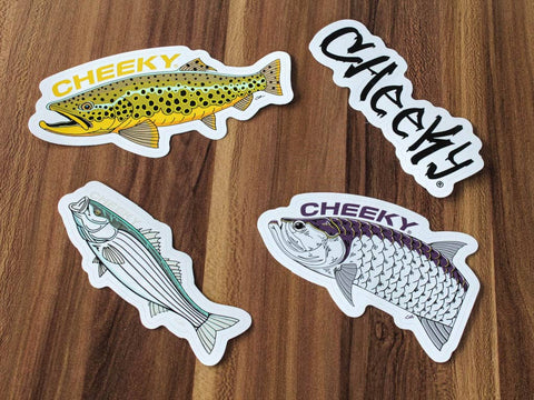 CHEEKY FISHING DECAL PACK
