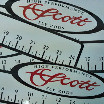 Scott Ruler Or SCOTT RULER DECAL - 24 INCHES – Anglers Den